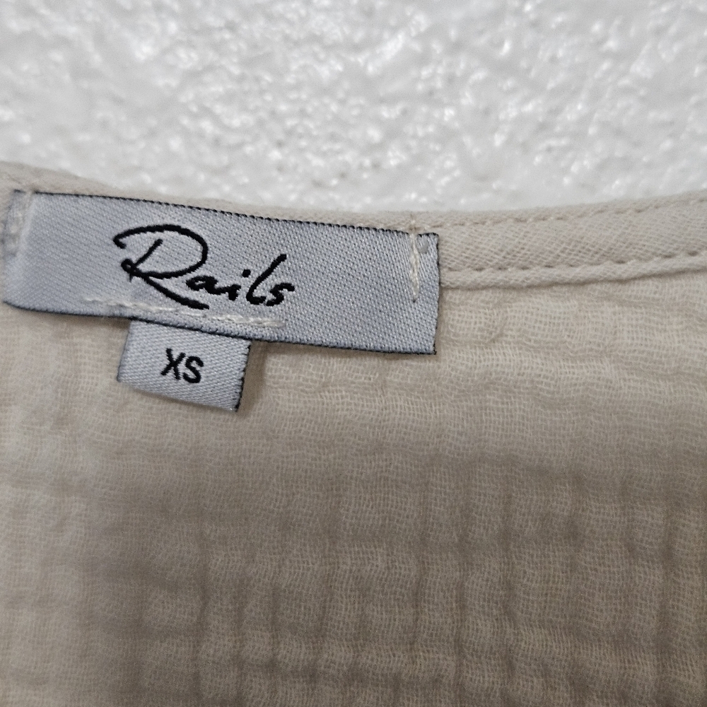 Rails 100% cotton cropped top size xs - Picture 5 of 11